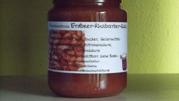 Erdbeer-Rhabarber Gsälz 280 g