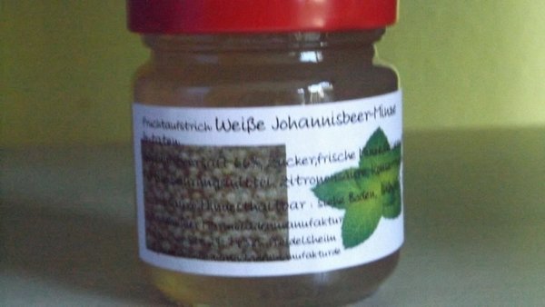 Johannisbeer-Minz-Gelee rot 150g