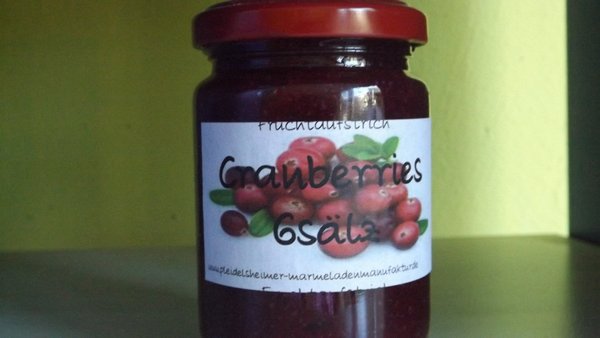Cranberries Gsälz 150g