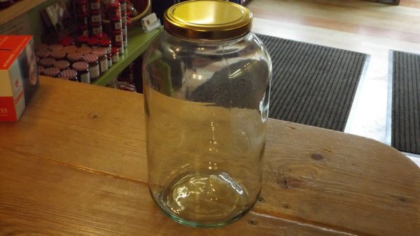 Rundglas 4250 ml zum befüllen von bis zu 30 50g Gläser