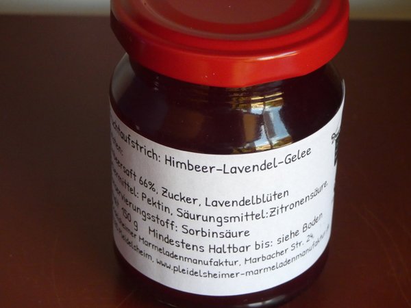 Himbeer-Lavendel-Gelee 150g